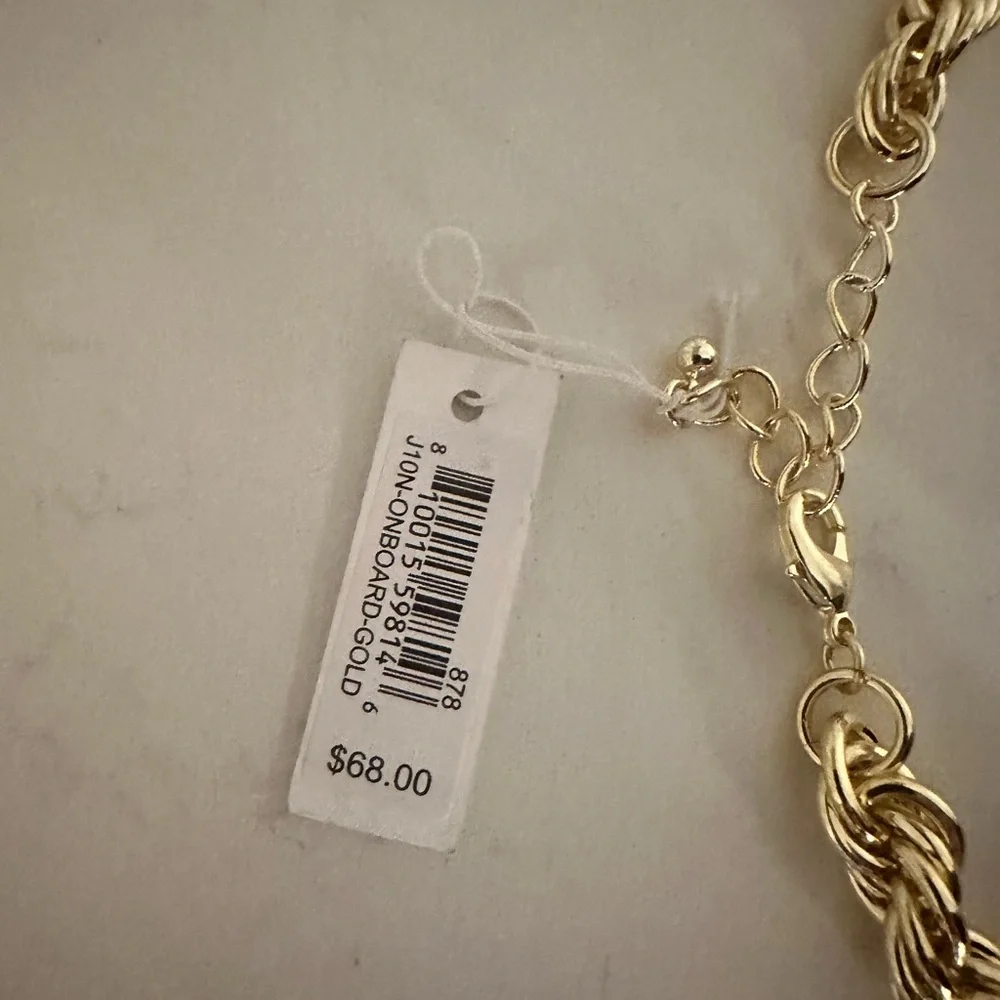 Uncommon James Braided Gold Necklace NWT - Picture 2 of 4